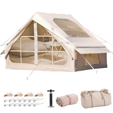 Inflatable Tents for Camping, Easy to Install Blow Up Tent with Air Pump, Waterp