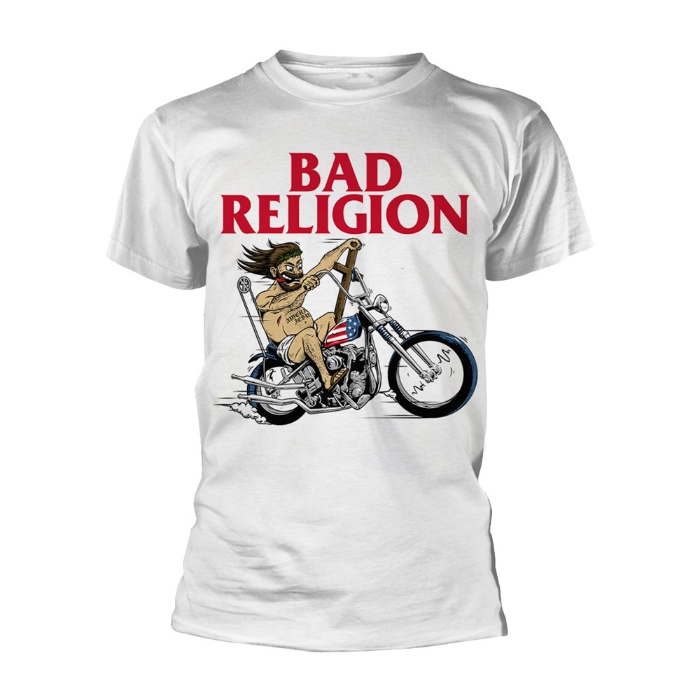 BAD RELIGION - БЕЛАЯ футболка AMERICAN JESUS среднего размера 5490₽