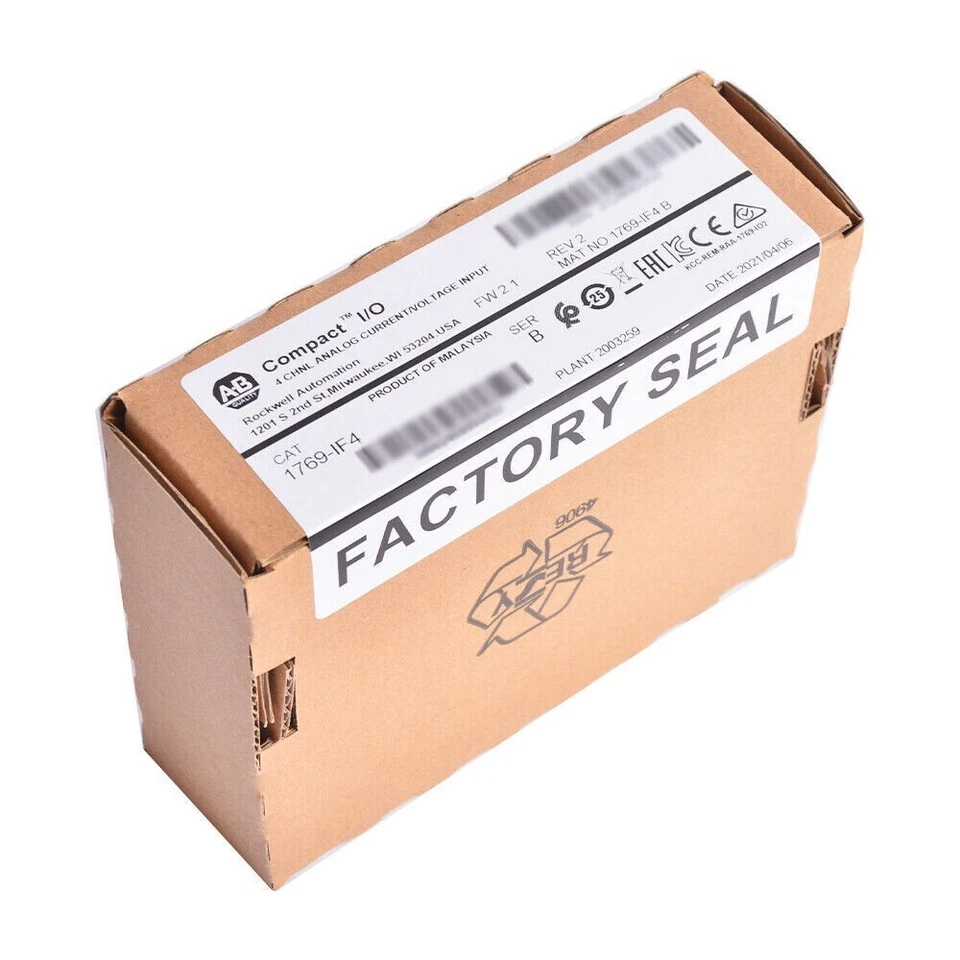 New Sealed AB 1769-IF4 CompactLogix 4CH Analog Input Module 1769IF4 US Free Tax - Image 4 of 4