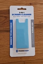 Phone Soap 2-In-1 Screen Cleaner - Works on All Screens Light Blue