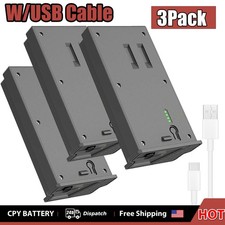 3-PACK Li-ion Battery for Reveal Hunting Trail Camera X Gen 3.0,2.0,Pro 3.0