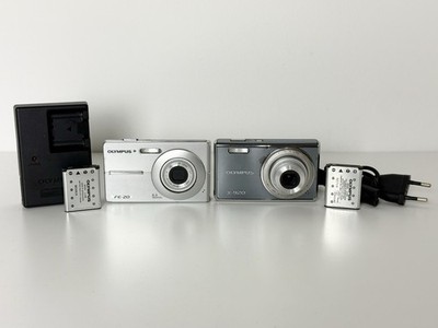 Konvolut: 2x Olympus Digitalkamera Kamera | FE-20 & X-920, + Accu s, Defekt  