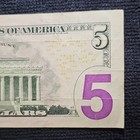 Series 2017A $5 Star Note - Rare Low Print Run 500,000 Circulated Fancy Note — photo 8