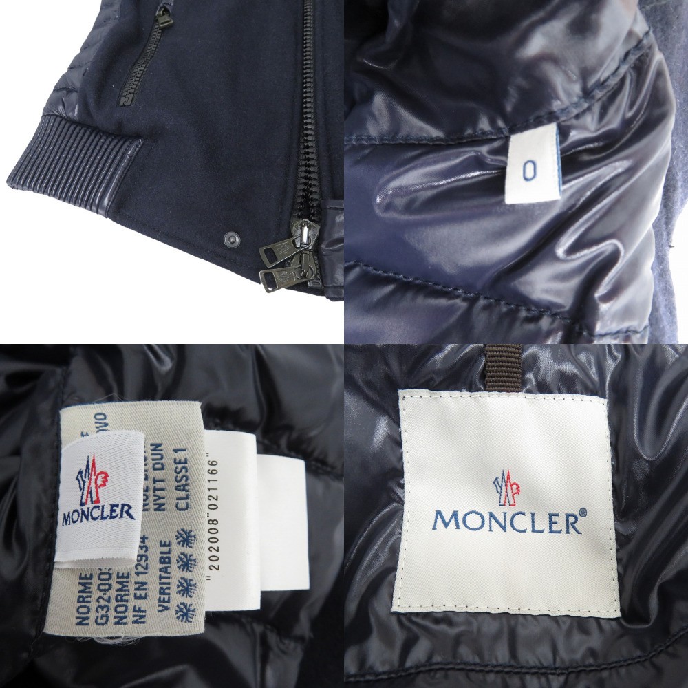 MONCLER Docking Puffer Jacket Black Patch Down Fe… - image 10