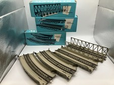 Märklin H0 7167 7168 7162 Rampen Konvolut M Gleis Kastenbrücke Brücke OVP #K270