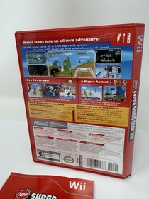 New Super Mario Bros. Wii (Nintendo Wii, 2009) Complete, Clean And Tested!
