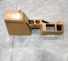 97-06 Jeep TJ Wrangler 1 Piece Full Center Console Coin Storage Lid SADDLE TAN