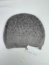 Barefoot Dreams Cozychic Lite Confetti Beanie NWT Storm Gray Dark Brown One Size