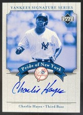 2003 Upper Deck Yankees Signature Series Charlie Hayes Pride New York Auto TD4