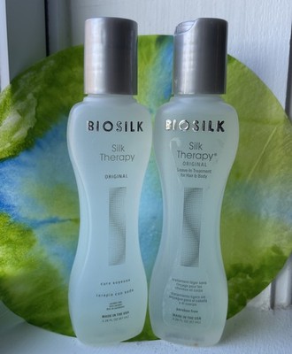 Lot Of 2 Biosilk Silk Therapy Cure Original Serum Paraben Free 2.26fl oz Sealed