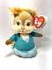 2011 Ty Beanie Baby Eleanor Chipette Alvin and the Chipmunks 6" with tags