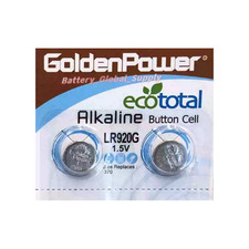 2 PCS LR920G GoldenPower Battery LR920G LR920GH AG6 371SR927 1.5V Fast Delivery