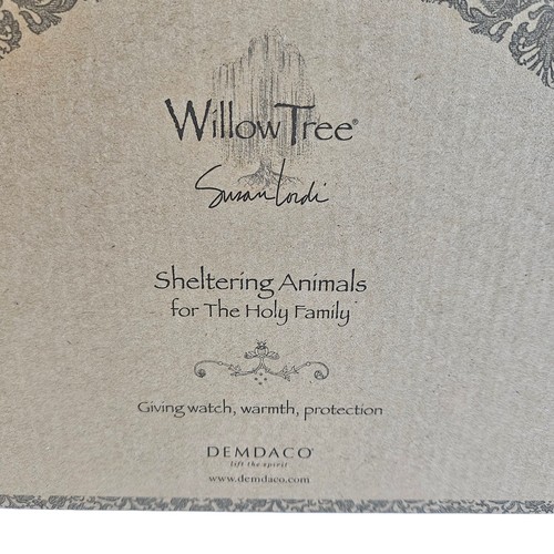 NEW Demdaco Willow Tree Sheltering Animals The Holy Family Nativity Set 27160 - Picture 8 of 9