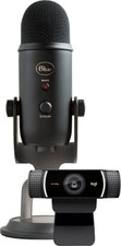 Logitech C922 Pro HD Webcam & Blue Yeti USB M...