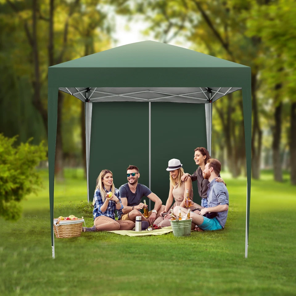 2x2m Faltpavillon Pavillon UV Gartenzelt Partyzelt Stabil Faltbar Wasserdicht DE - Bild 3 von 4