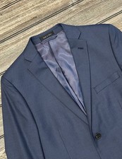 Lauren Ralph Lauren Sport Coat Blazer Youth 18R Blue Polyester Rayon Excellent