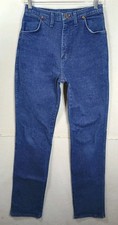 Wrangler Vintage Woman  s Jeans Sz 12x36 Made USA Straight Leg 13MTM 27x35