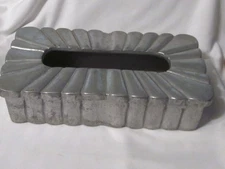 Vintage Cast Aluminum Tissue Holder - Marked RPB On Underside of Lid