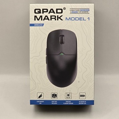 QPAD Mark Model 1 Wireless Optical Gaming Mouse Schwarz