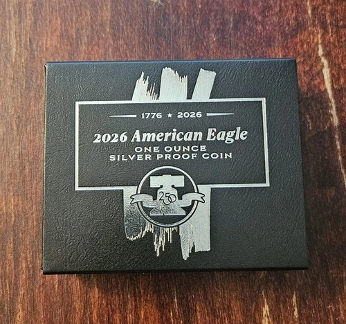 2026 W PROOF AMERICAN SILVER EAGLE (1776-2026) 250th PRIVY US MINT IN HAND