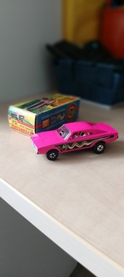Matchbox Superfast No. 70 Dodge Dragster OVP Pink Vintage 1971 Lesney