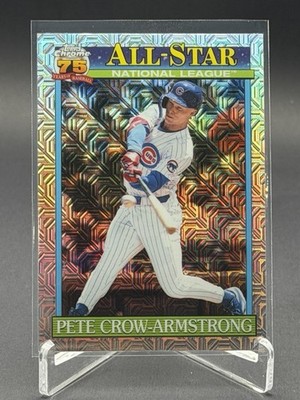 2026 Topps Series 2 PETE CROW-ARMSTRONG Chrome Silver Pack Mojo #91ASC-26