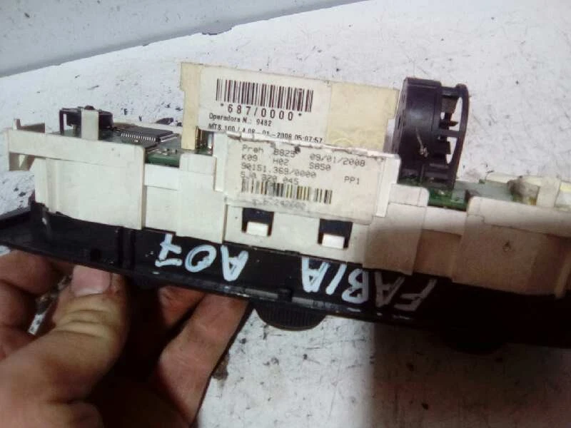 5J0820045 MANDO CALEFACCION / AIRE ACONDICIONADO / 187406 PARA SKODA FABIA 5J2 - Imagen 2 de 3