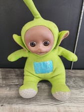 Playskool 1998 Teletubbies Green Plush Stuffed Animal Small 6-14in
