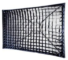 JINBEI Softbox 60x90cm, Wabenraster, Diffusorfolie und BowensAdapter