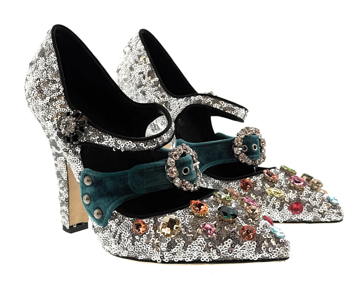 Dolce&Gabbana Silver Heels for Women for sale | eBay
