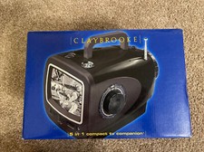 Claybrooke 5-w-1 Telewizor towarzyszący, radio AM/FM, latarka, termometr, kompas