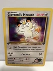 Pokémon TCG Giovanni's Meowth Gym Challenge 74 Regular 1st Edition Common