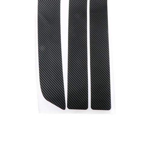 5x Carbon Fiber Look Car Door Scuff Sill Cover Panel Step Protectors Accessories - Foto 4 di 15