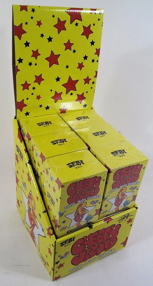 FUNDA de 12 figuras de vinilo Cheech Wizard SFBI 3" con caja de exhibición marca Vaughn Bode Foto 4 de 4