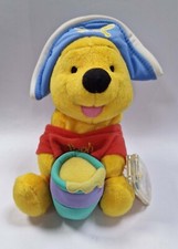Disney Star Bean Vintage Winnie The Pooh Pirate 7" Cuddly Beanie Plush Kids Toy