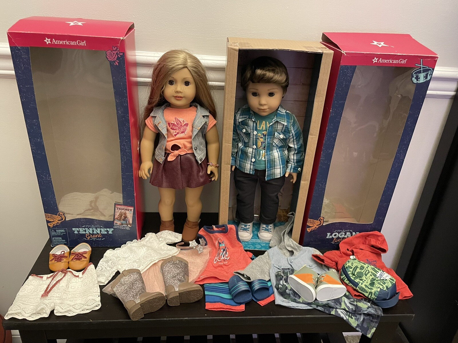 American Girl Doll Logan Camo Cool Poolside Everyday Tenney Spotlight