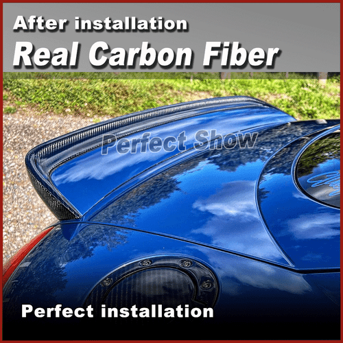 Carbon Heckspoiler Ansatz Passt für Audi TT 8N Spoiler Heckflügel Dachspoiler V6 - Bild 7 von 17