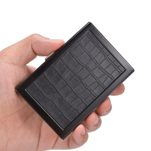 Metal Cards Holder Multi Pockets Wallet for Credit Business Cards - Picture 2 of 7
