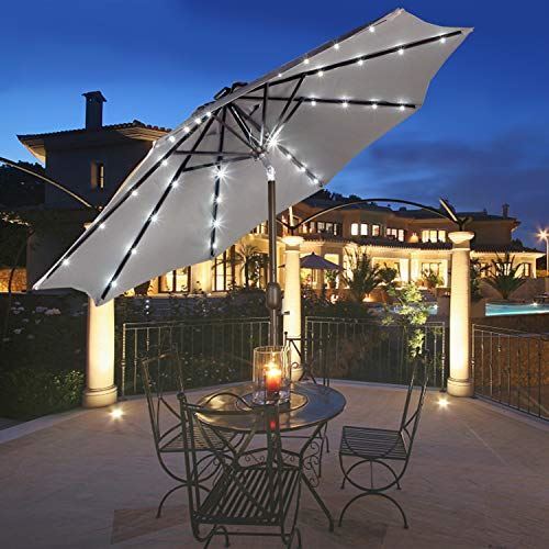best buy patio umbrella Best Choice Products - 10ft Outdoor Woodgrain Pattern Steel Market Patio  Umbrella w/ Crank, Tilt - Black - Black