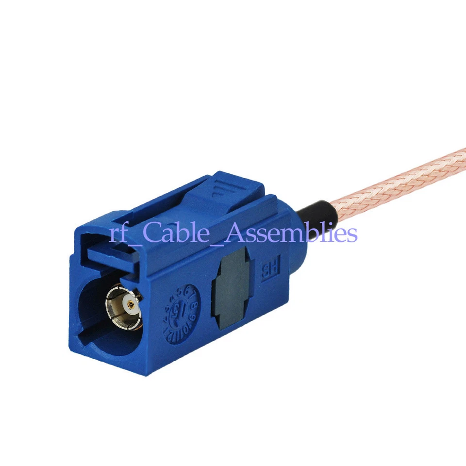 Fakra Jack "C" Female to RP-SMA Jack pigtail Cable RG316 15cm for wireless wifi - Image 2 of 3