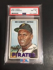 1967 TOPPS BOB CLEMENTE, #400, PSA 8, HOF (Free Shipping On Any 3!)