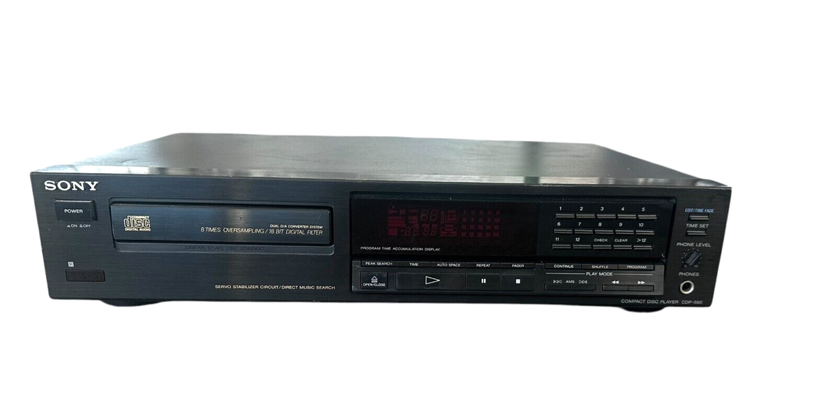 denon  システム　コンポ 　セット　＋　sony CDP-59 Sony CDP-590 Compact Disc Player Vintage CD Player Made in Japan