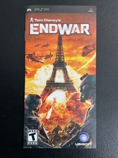 Tom Clancy's EndWar PSP PlayStation Instruction Manual Only