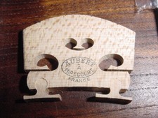 ADJUSTABLE 1/2 SIZE AUBERT MIRACOURT FRANCE GLAESEL VIOLIN BRIDGE HIGH  352 NOS