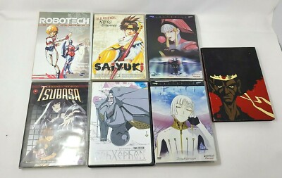 Lastexille Queen Delphine Breakthrough Tsubasa Robotech Rahxephon Anime Lot of 7