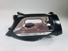 Rowenta Stainless Steel Soleplate Steam Iron w/ Retractable Cord 350 Microsteam