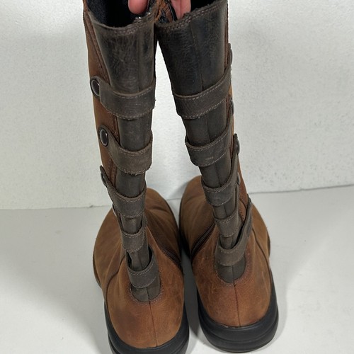 Merrell Captiva Launch 2 Boots Size 7.5 Waterproof Tall Brown Leather Classic - Picture 6 of 9