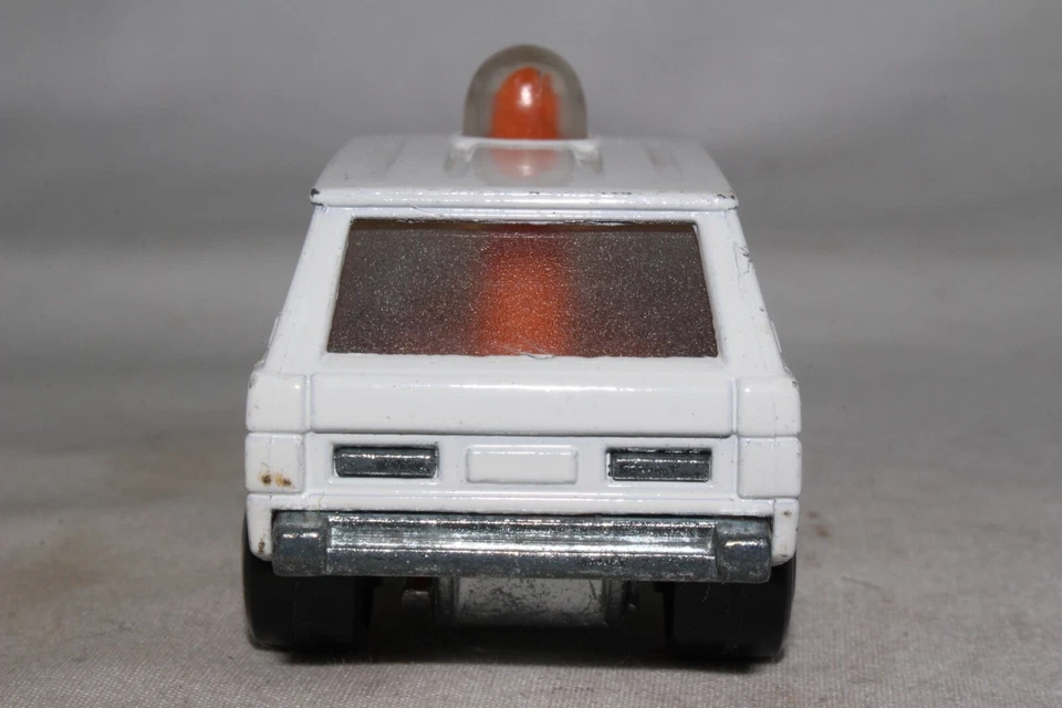 MATCHBOX LESNEY SUPERFAST #20 POLICE ROLL PATROL, ORANGE DOME, EXCELLENT, LOT C  - Image 3 of 4