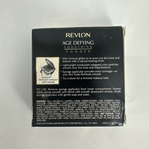 Revlon Age Defying Smoothing Powder .26oz Rich Tan/Natural Tan NEW IN BOX - Picture 6 of 7