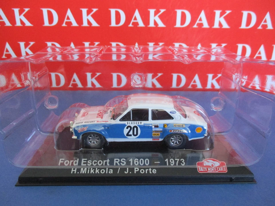 Die cast 1/43 Modellino Auto Ford Escort RS 1600 Rally Monte Carlo 1973 Mikkola - Immagine 4 di 4